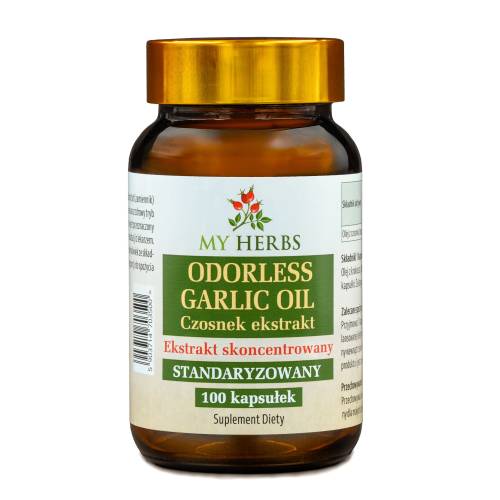 Odorless Garlic Oil czosnek Ekstrakt 100kaps.jpg