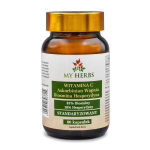 Witamina C Askorbinian wapnia Diosmina Hesperydyna 80 kaps. 
