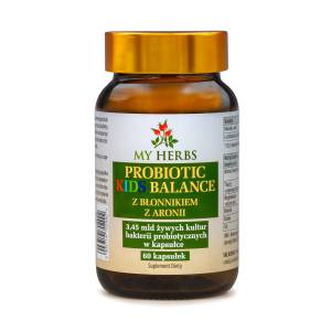 PROBIOTIC KIDS BALANCE Z BŁONNIKIEM Z ARONII 60 kaps.