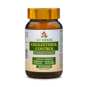 CHOLESTEROL CONTROL, SYLIMARYNA, OSTROPEST, BERBERYNA, CYNARYNA, KOZIERADKA