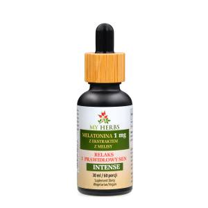 MELATONINA 1 MG krople Z EKSTRAKTEM Z MELISY 30 ML