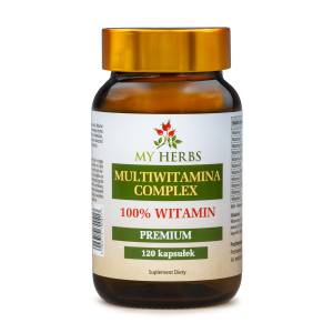 Multiwitamina Complex - 100% Witamin - 120 kapsułek 