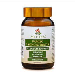 Pamięć i koncentracja 100 kapsułek 