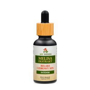 Melisa ekstrakt Intense relaks i zdrowy sen w kroplach 30 ml