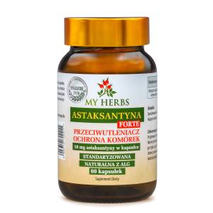 ASTAKSANTYNA FORTE STANDARYZOWANA NATURALNA Z ALG 60 KAPSUŁEK