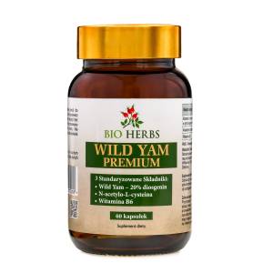 WILD YAM PREMIUM N ACETLO CYSTEINE, Wit B6, DZIKI POCHRZYN